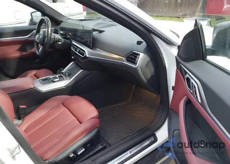 2024 BMW I4 Gran Coupe Edrive40 z USA, uszkodzony, nr VIN WBY73AW00RFR48670